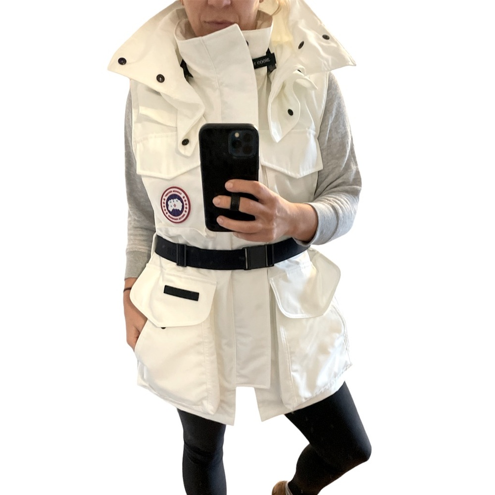 Canada Goose White Vest